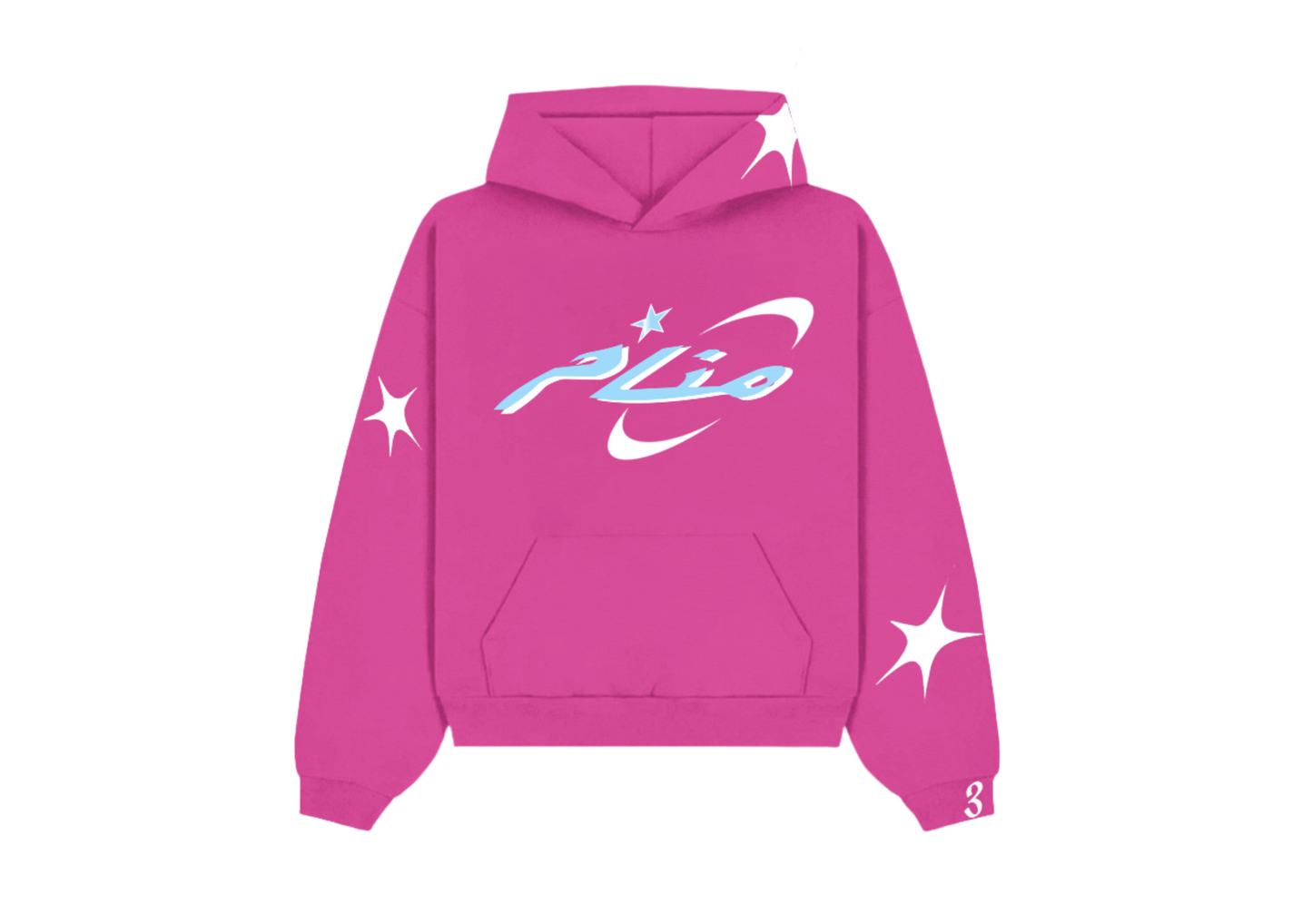 "Manaam" Flamingo Hoodie